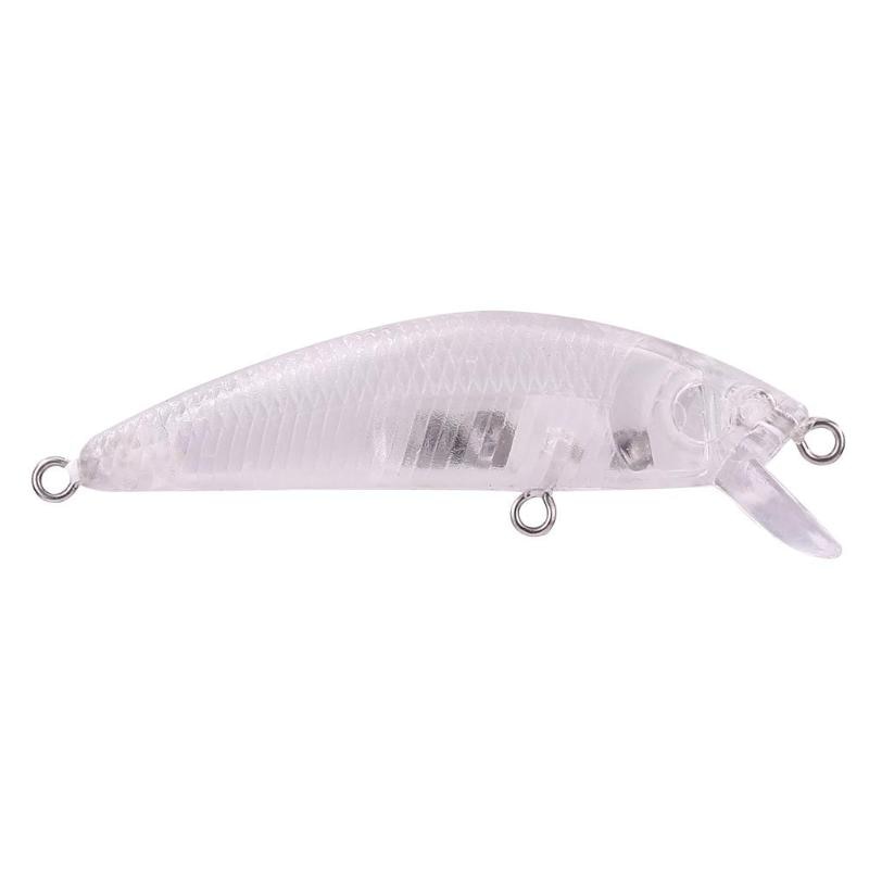 1pc Plastic Unpainted Fishing Lures 7g 11g Artificial baits Wobblers Assembly Blank Hard Baits Night Fishing Tackles Accessories-ebowsos