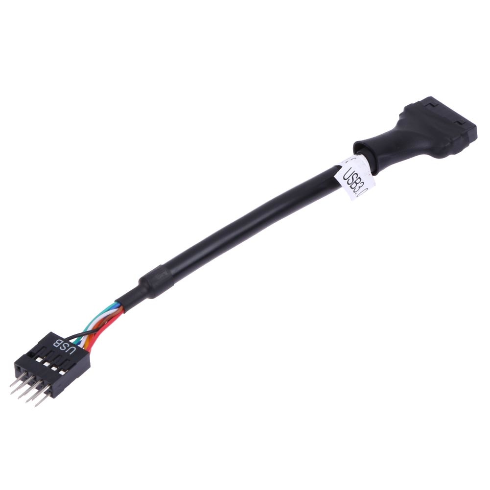 1pcs 20Pin /19Pin USB 3.0 Female To 9Pin USB 2.0 Male Motherboard Cable Adapter Cord - ebowsos