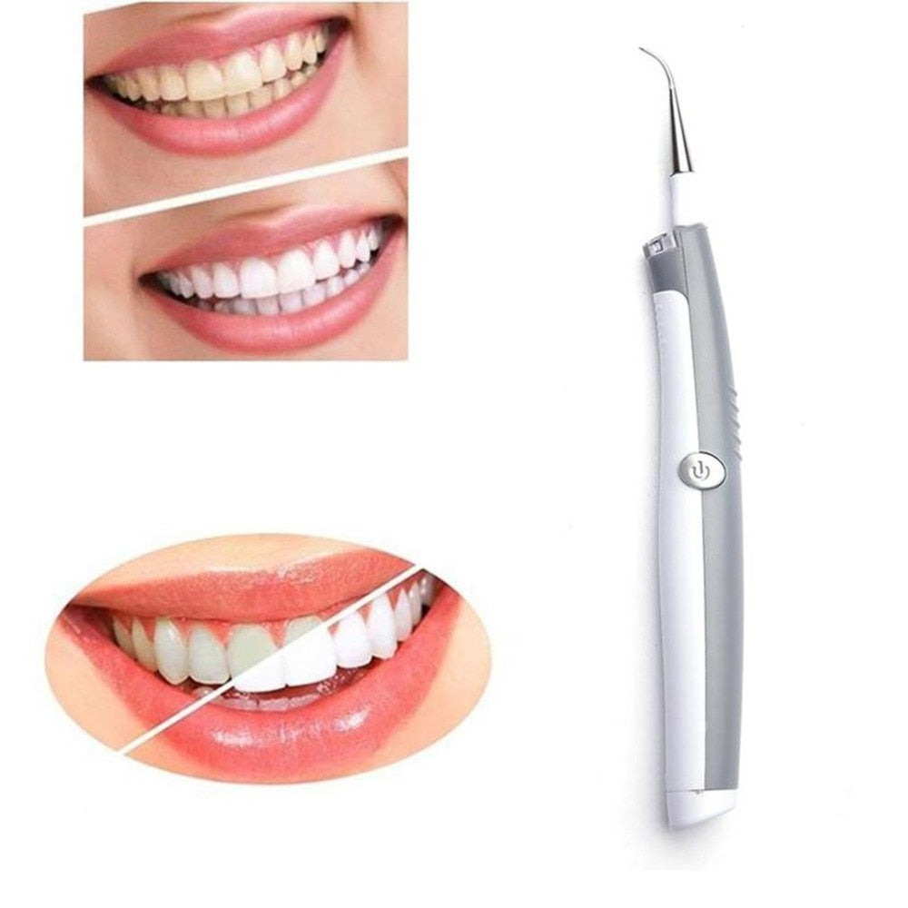 1pcs Electric Sonic Tooth Stain Eraser Plaque Remover Vibrating Teeth Beauty Tool Kit Teeth Pic Whitening Dental Cleaning kit - ebowsos