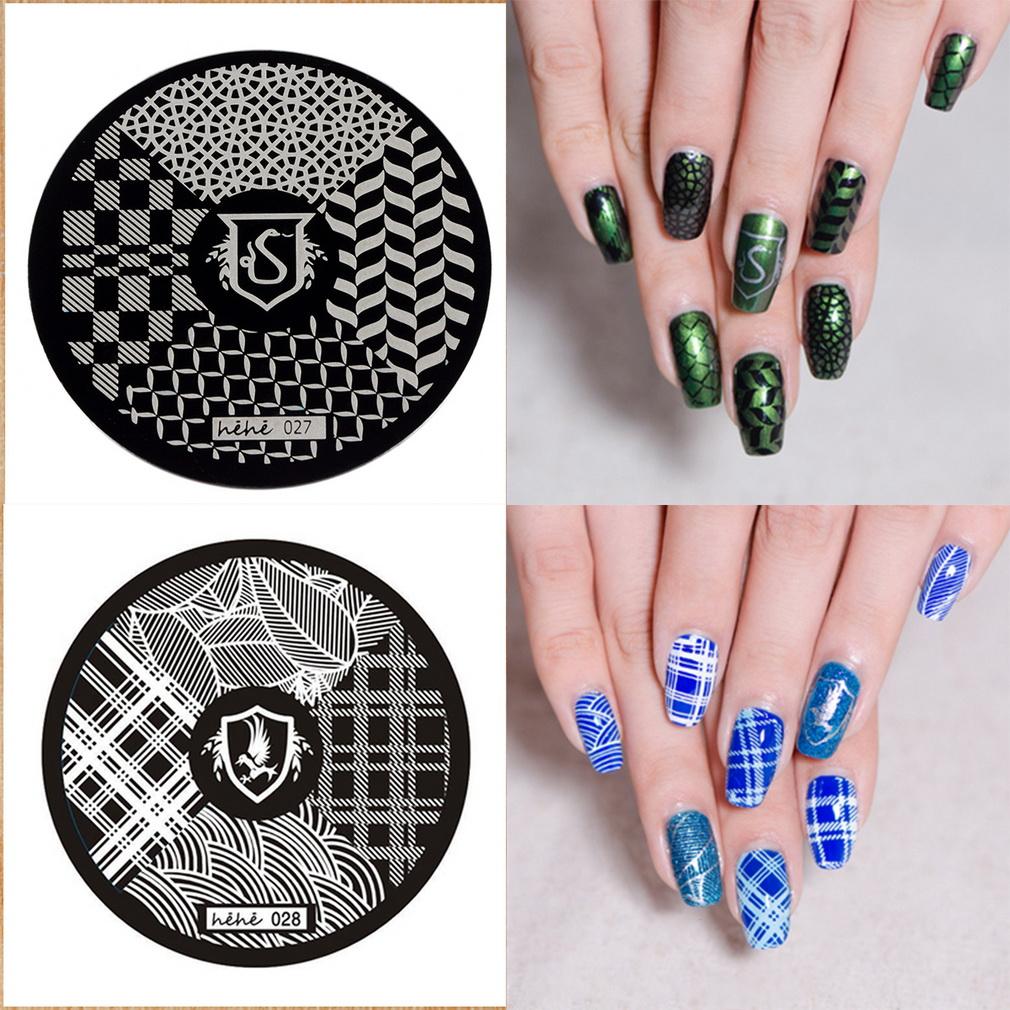 1pcs Fashion DIY Nail Art Image Stamp Stamping Plates Manicure Template 9 Styles Big Sale - ebowsos