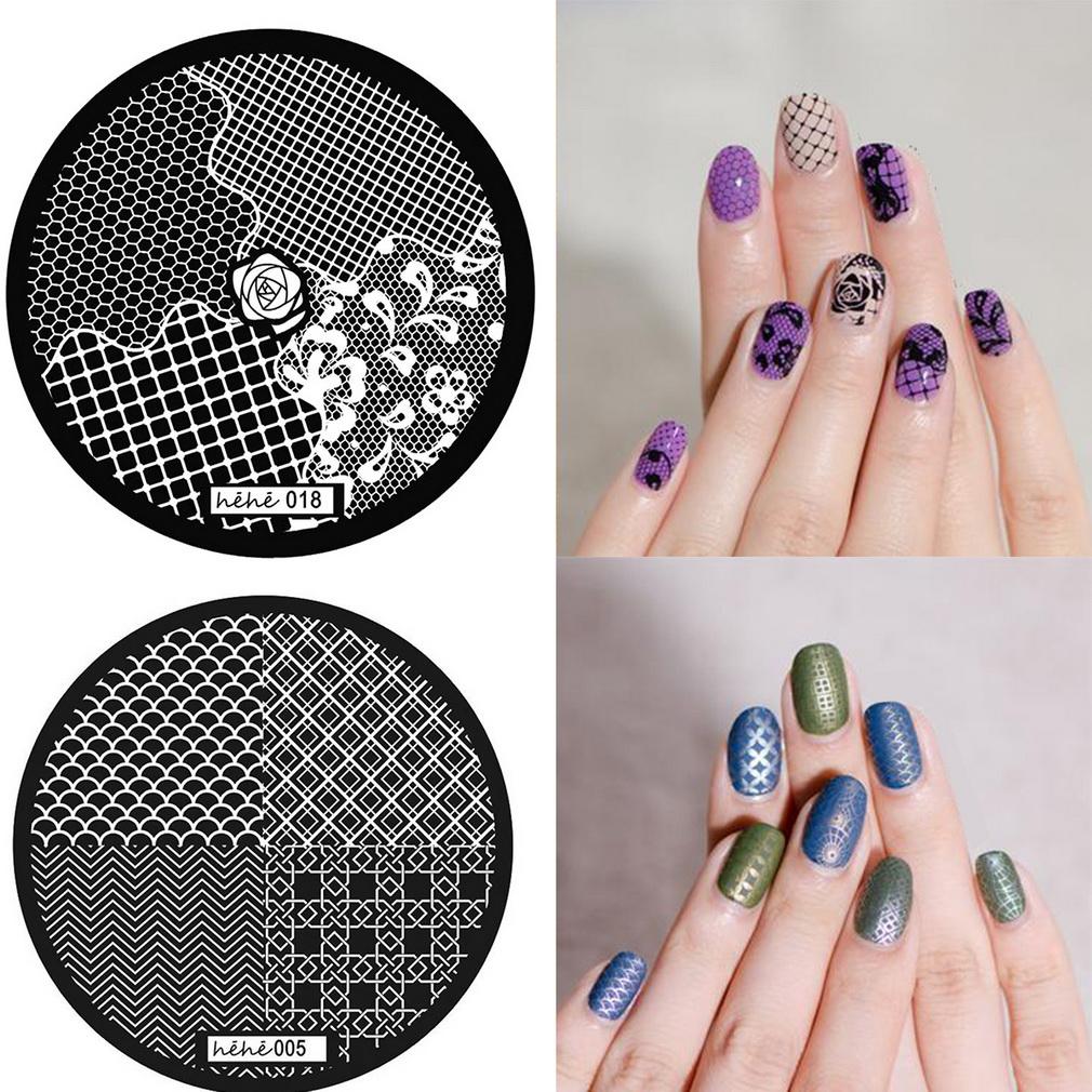1pcs Fashion DIY Nail Art Image Stamp Stamping Plates Manicure Template 9 Styles Big Sale - ebowsos