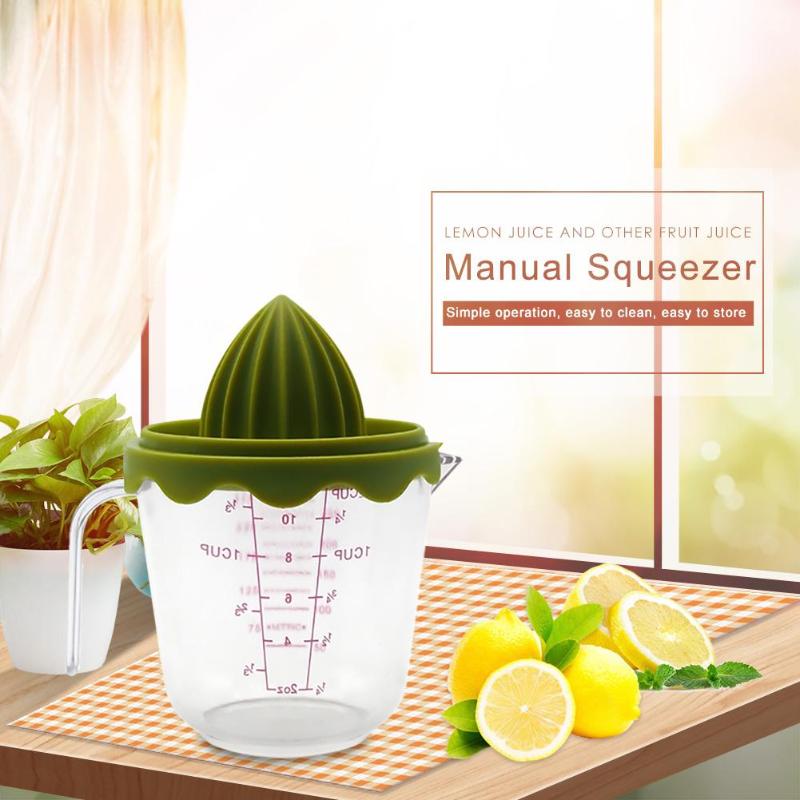 1pcs Potable Multifunction Juicer Lemon Orange Juice Maker Manual Fruit Squeezer Juicer Machine Kitchen Tools for Juice Making - ebowsos