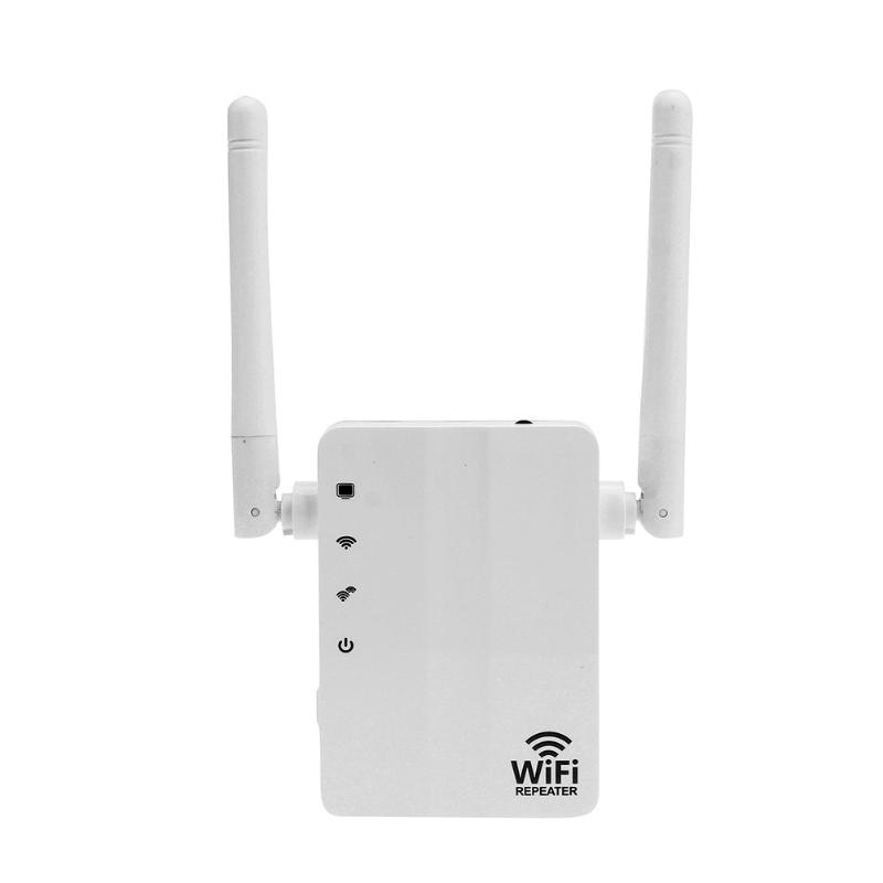 2.4GHz 300M Wall Plug WiFi Wireless Receiver Router Portable Mini Repeater WiFi Router with External Antenna for Windows Mac OS - ebowsos