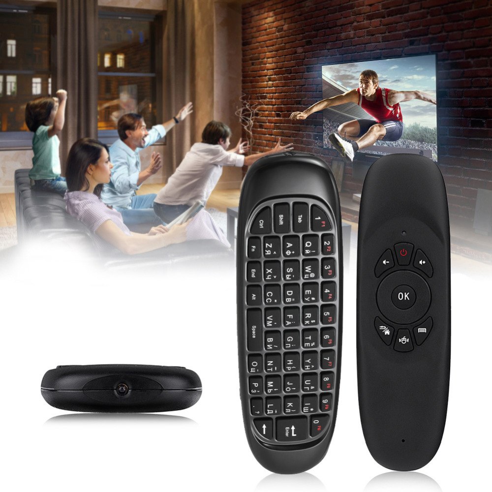 2.4GHz G64 Fly Air Mouse Russian Wireless Keyboard Remote Controller for Gaming Smart TV BOX PC  Android Remote Control Hot Sale - ebowsos