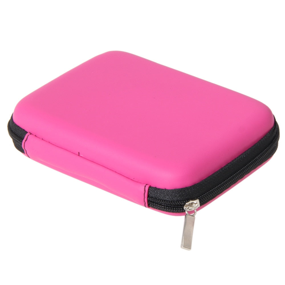2.5" HDD Bag External USB Hard Drive Disk Carry Mini Usb Cable Case Cover Pouch Earphone Bag for PC Laptop Hard Disk Case New - ebowsos