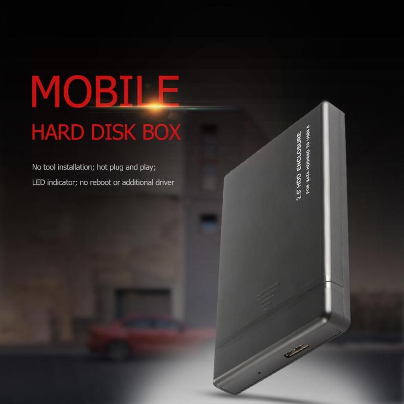 2.5 Inch USB3.0 SATA3.0 Hard Disk Drive Box External HDD Enclosure Case Tool Free 6 Gbps Support 3TB UASP Protocol HDD Enclosure - ebowsos
