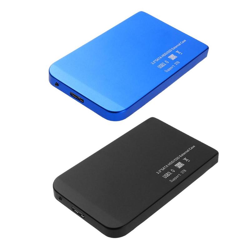 2.5 inch USB 3.0 Ultra Thin SATA SSD HDD Hard Drive Dock Enclosure Case 5Gbps/s High Speed Mobile Hard Disk Box Enclosure - ebowsos