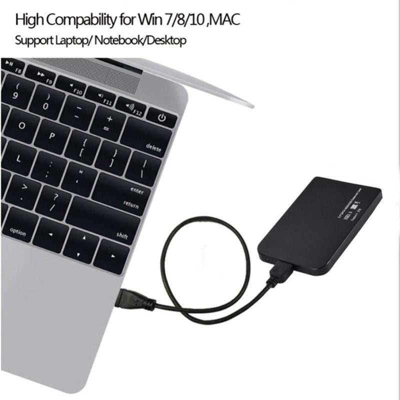 2.5 inch USB 3.0 Ultra Thin SATA SSD HDD Hard Drive Dock Enclosure Case 5Gbps/s High Speed Mobile Hard Disk Box Enclosure - ebowsos