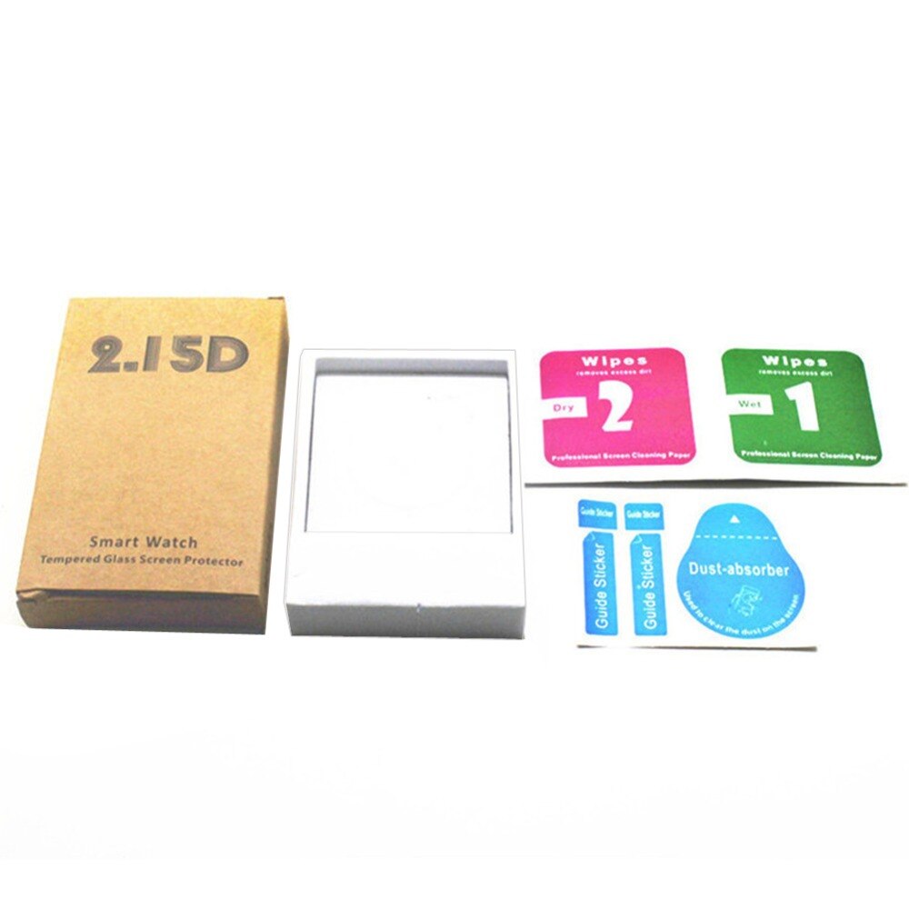 2 Pcs 0.2mm 9H 2.15D Smart Watch Protective Glass Film Curved Explosion-proof Tempered Glass Screen Film for Samsung Gear S2/S3 - ebowsos