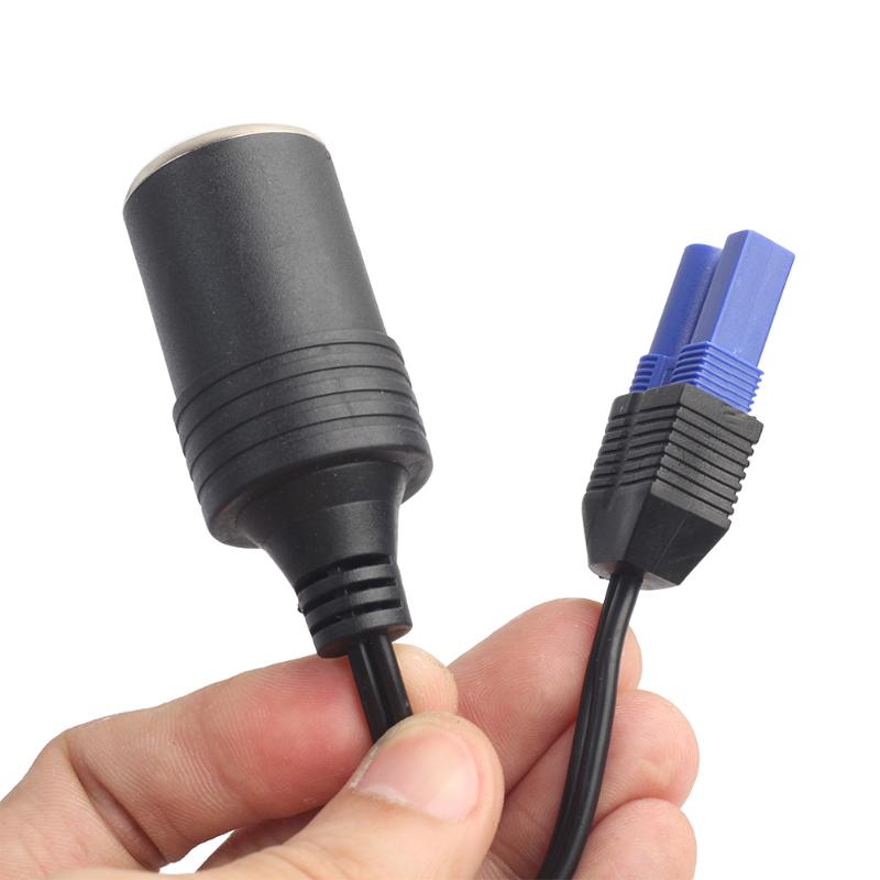2 Pcs 12V Car Emergency Start Power EC5 Plug to Cigarette Lighter Port Adapter High Quality Cables, Adapters & Sockets - ebowsos