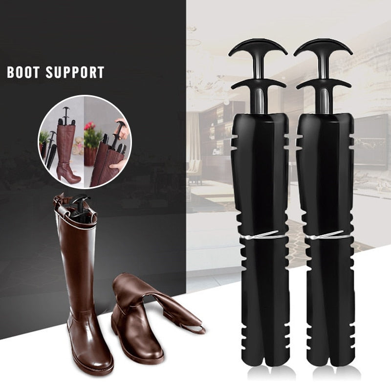2 Pcs 40cm Practical Rack Support Supporter Long Boots Shaper Stretcher Creative Home Boots Stand Holder Storage Hanger - ebowsos