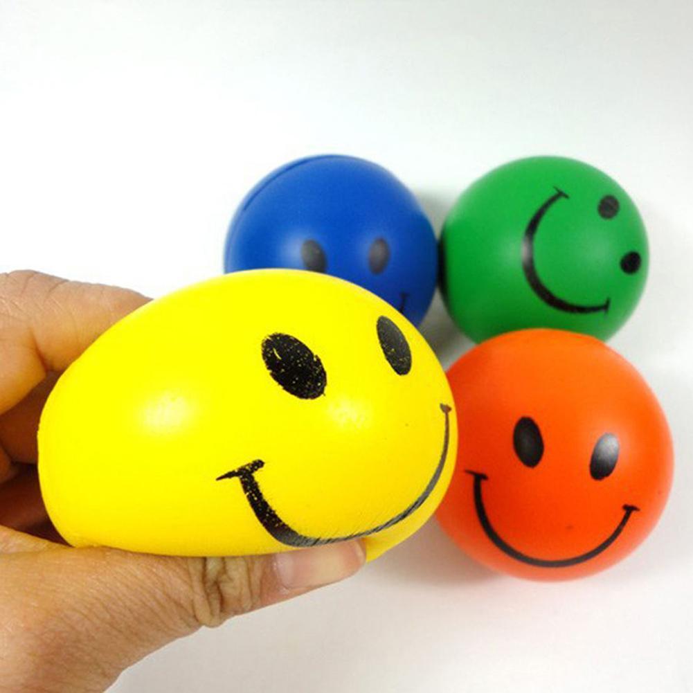 2 Pcs Emotion Face Squeeze Balls Funny Modern Stress Ball Relax Emotional Hand Wrist Exercise Stress Toy Balls Toys for Children-ebowsos