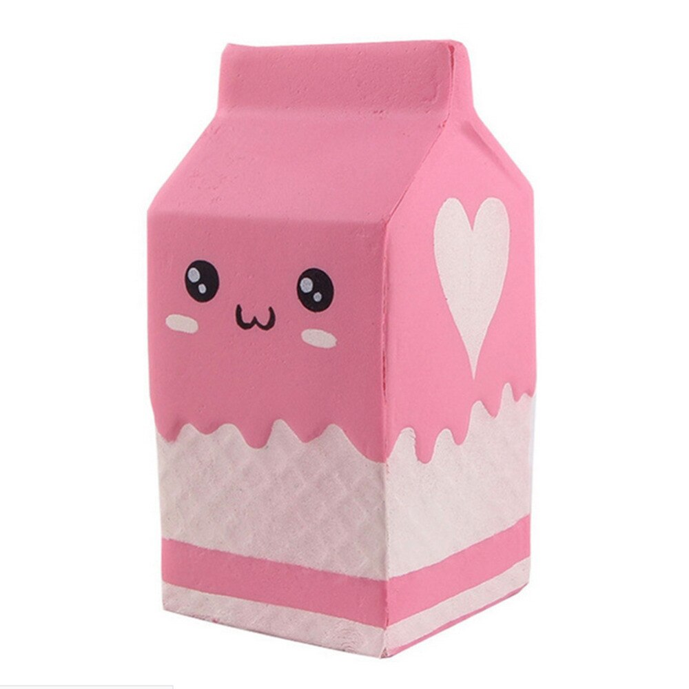 2 Pcs/Pack Squeeze Kawaii Milk box/can/bottle Squeeze Soft Slow Rising Phone Strap Pendant Roll PU Cute Antistress Toys Gifts-ebowsos