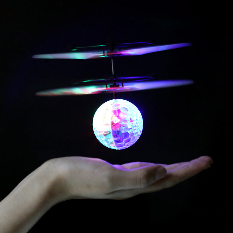 2 Type Luminous Flying Ball Kid's Flight Balls Electronic Infrared Induction Remote Control Toys LED Light Xmas Gift For Kids-ebowsos