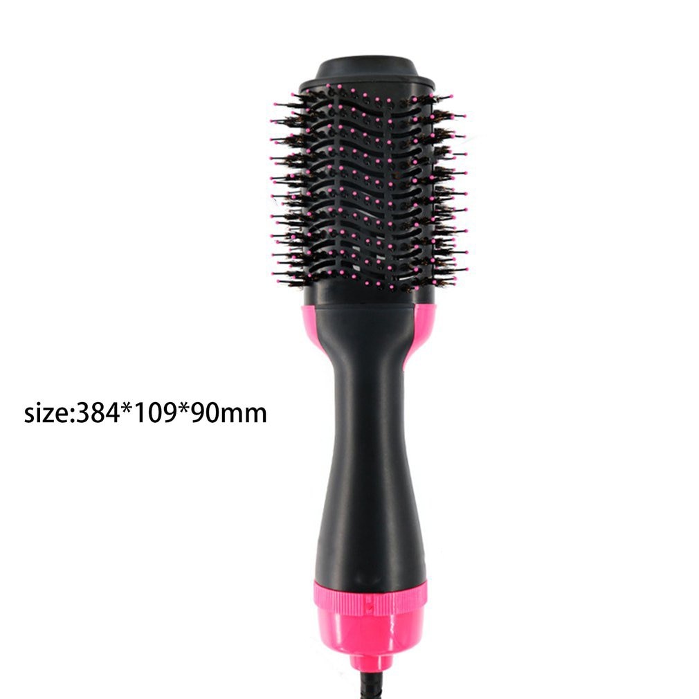 2 in 1 Hot Air Brush Negative Ion Straight Hair Comb Electric Curler Multi-Function Infrared Hot Air Comb Curl Salon Styling - ebowsos
