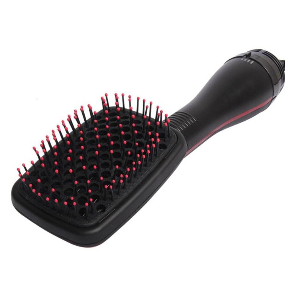 2 in 1 Multi-function Hot Air Comb Wet And Dry Dual-use Negative Ion Dry Hair Comb Hair Dryer Straight Hair Comb head massager - ebowsos