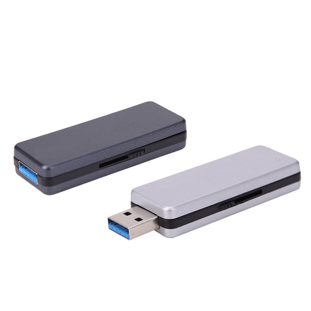 2 in 1 New USB 3.0 Card Reader + SD Card Reader with 5GBPS Data Transmissio Support SD / TF / MicroSD - ebowsos