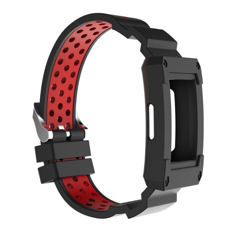 2 in 1 Smart Watch Replacement Silicone Bracelet Watch Band Wrist Strap Protective Cover for Fitbit Charge 3 High Quality Strap - ebowsos