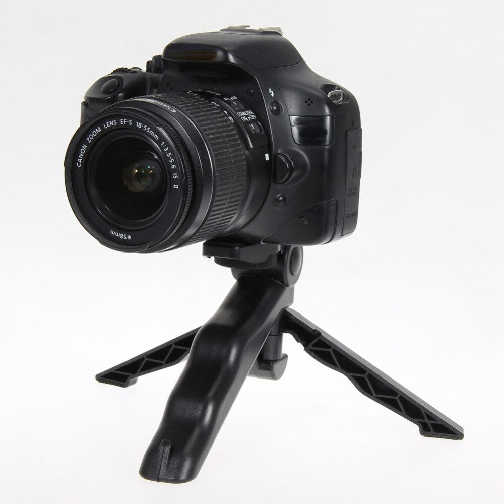 2 in1 Mini Portable Hand Grip Folding tripod Stand for for GoPro Hero DC DSLR SLR Camera and Smartphone - ebowsos