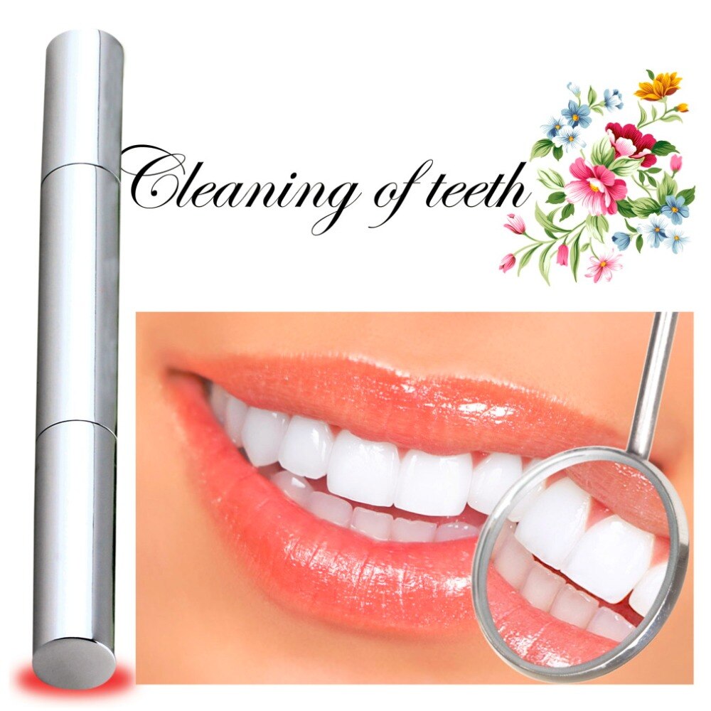 2 pcs/lot Creative Effective Transparent White Teeth High Strength Whitening Gel Pen Tooth Whitener Bleach PH Neutral - ebowsos