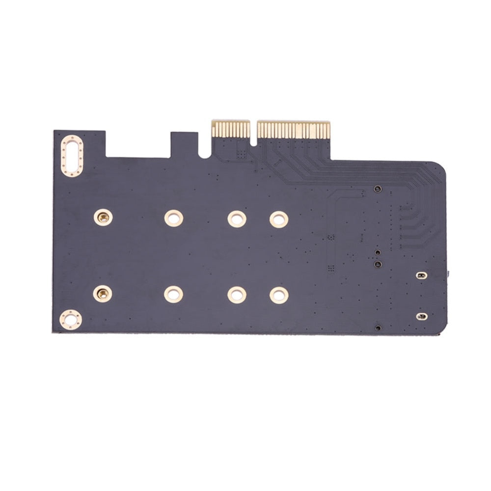 2 slot adapter High Speed Express Card to PCIE x4 for M.2 NGFF SSD XP941 SM951 M6E MZHPU512HCGL SSD with 2pcs Metal Sheet - ebowsos