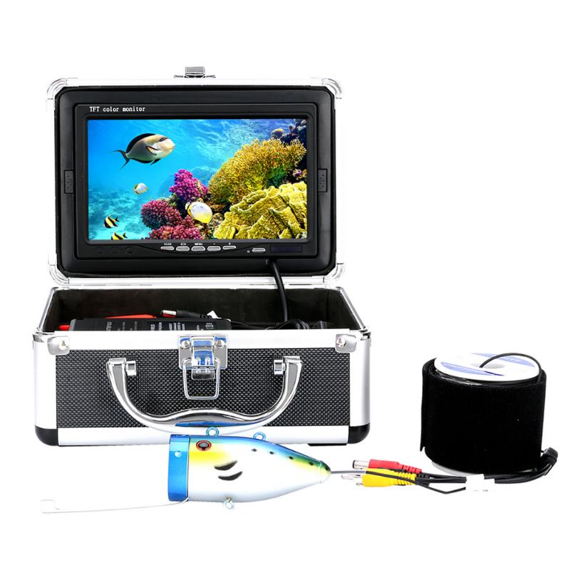 20/30M Underwater Ice Fishing Camera LCD Monitor With 12pcs LED Night Vision Camera for Fishing-ebowsos