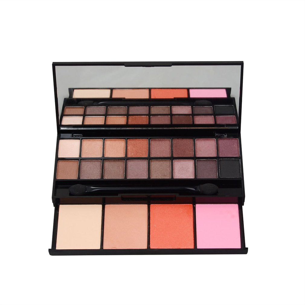 20 Colors Trendy Women Eyeshadow Makeup Palette Natural Non-Fading Long Lasting Cosmetic Eyeshadow Palette Tool - ebowsos