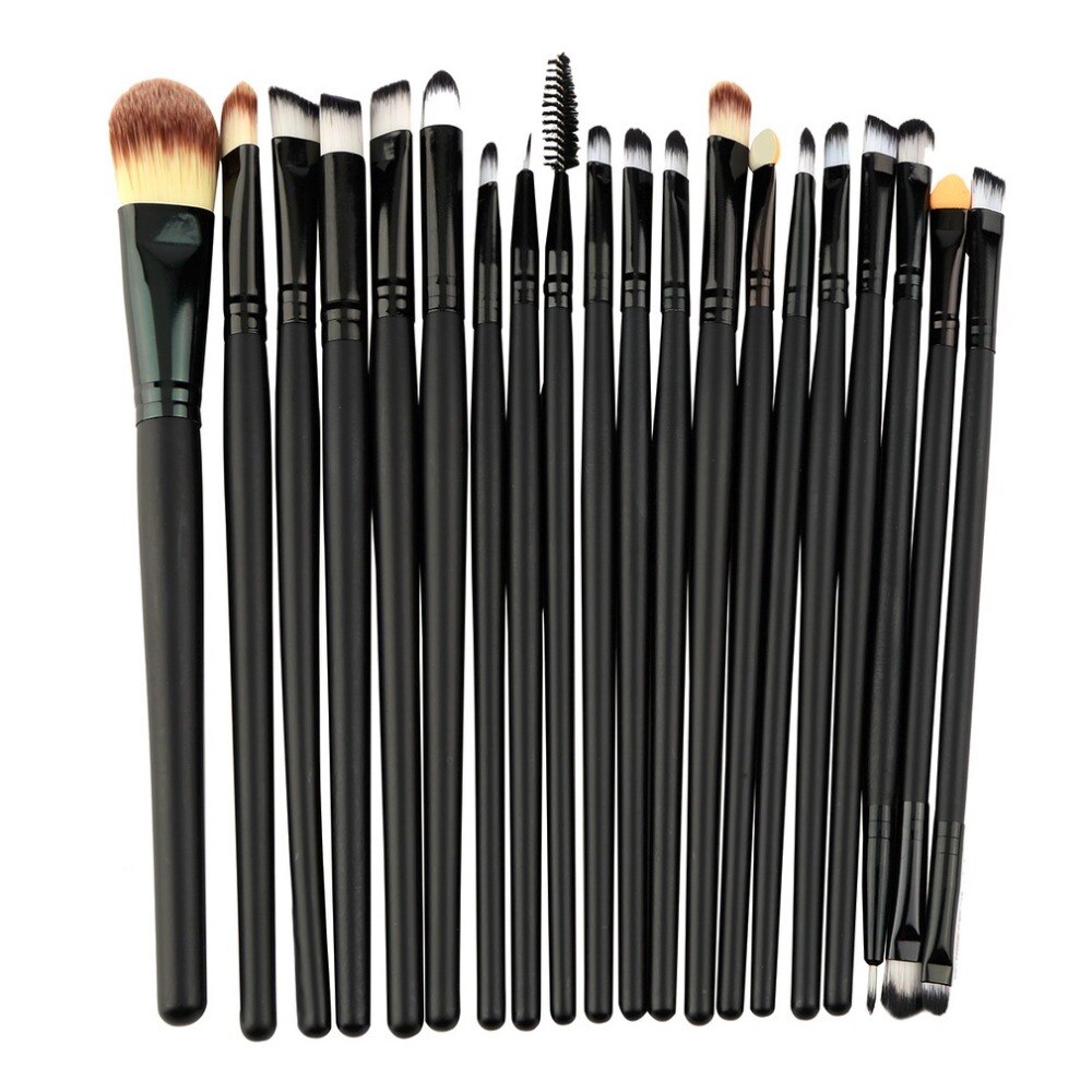 20 Pcs/set Soft Makeup Brushes Set Kit Powder Foundation Brush Eyeshadow Eyeliner Lip Brush Cosmetic Make Up Brushes Set - ebowsos