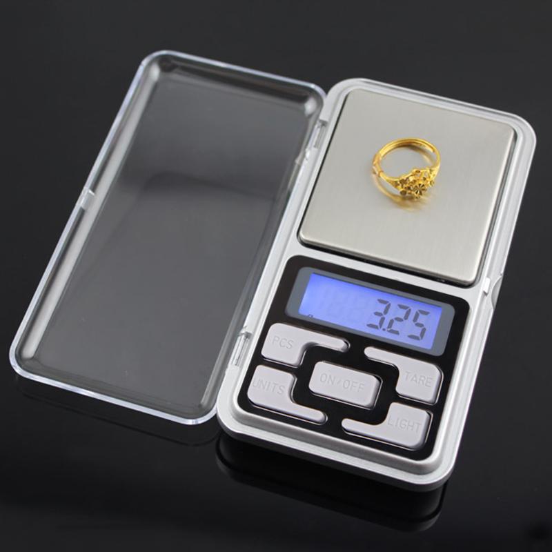 200g x 0.01g Mini Pocket Digital Scale for Gold Sterling Silver Jewelry Scales 0.1 Display Units Balance Gram Electronic Scales - ebowsos