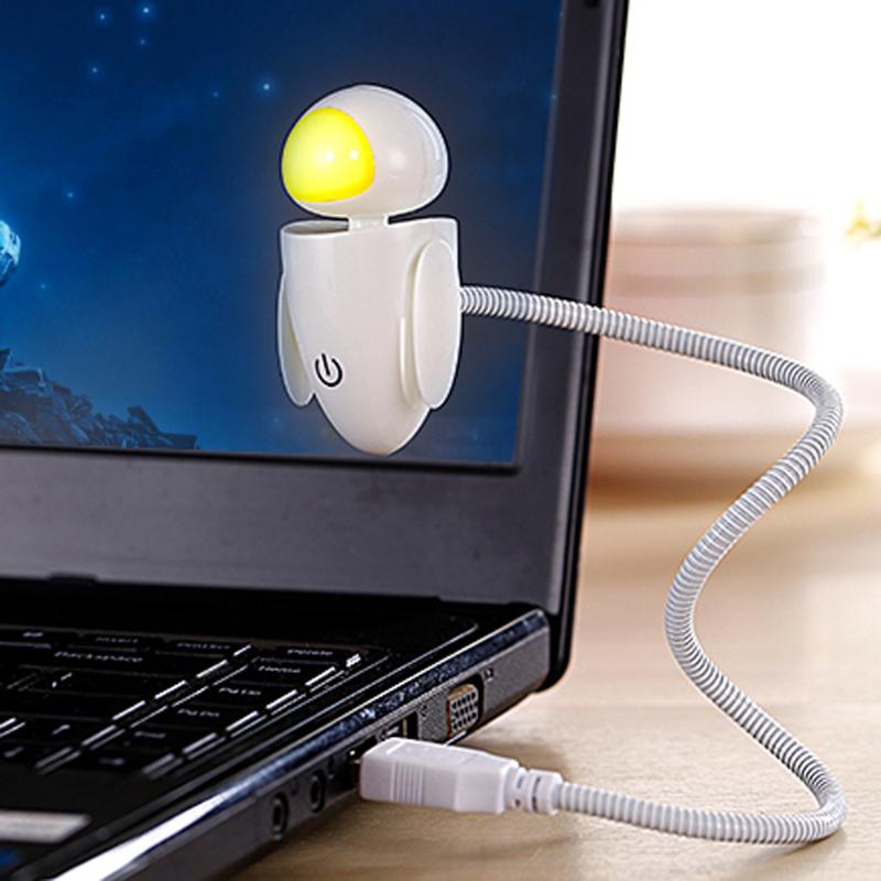 2016 Creative Robot  Novelty Gadget USB Led Light With Adjustable Luminance Led  FW1S - ebowsos