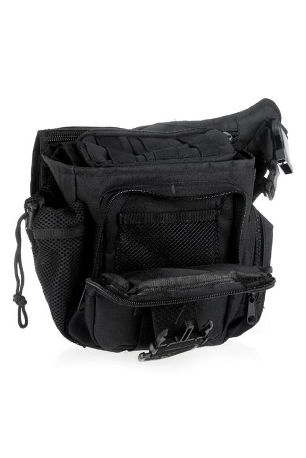 2017 600D Nylon Molle Shoulder Strap Bag Military Push Pack Belt Pouch Travel Camera Money Utility Bag Black - ebowsos