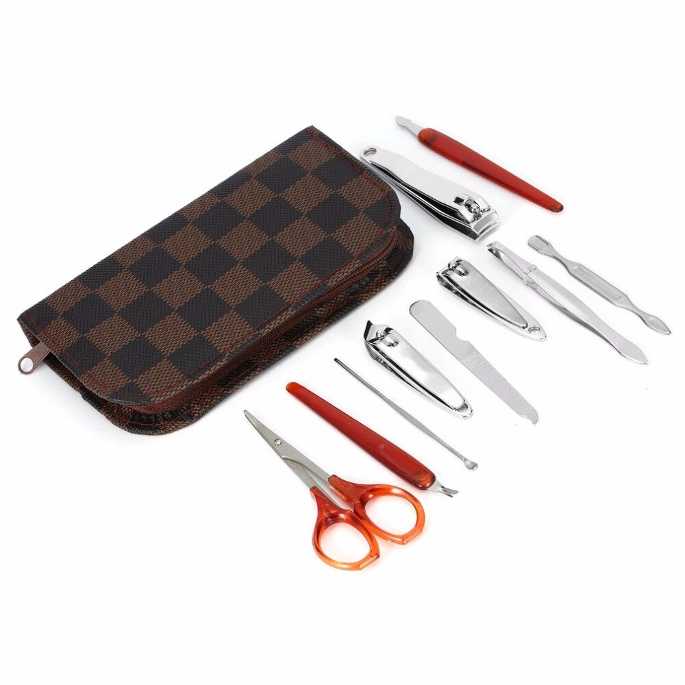 2017 Deluxe Manicure Set with Deluxe Carrying Case For Journey and Finelife Drop Shipping Wholesale - ebowsos
