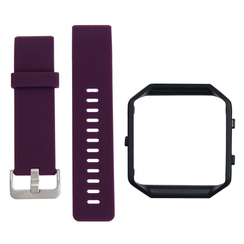 2017 New Soft Silicone wrist With Black Frame Watch band Replace Sport Strap For Smart Watch  L3FE - ebowsos
