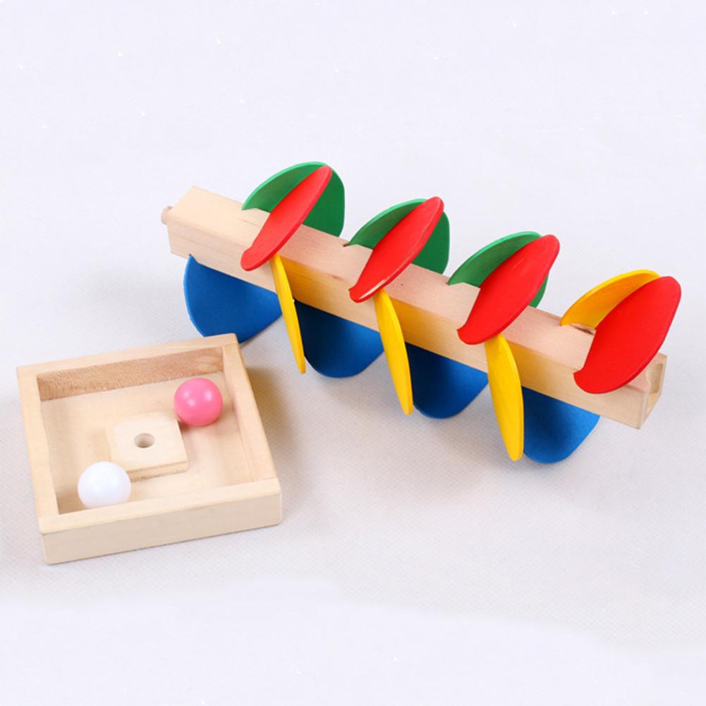 2017 Newest Children Wooden Toys Building Blocks Tree Marble Ball Run Track Game Educational Baby Kids Toys Toy Brinquedos-ebowsos
