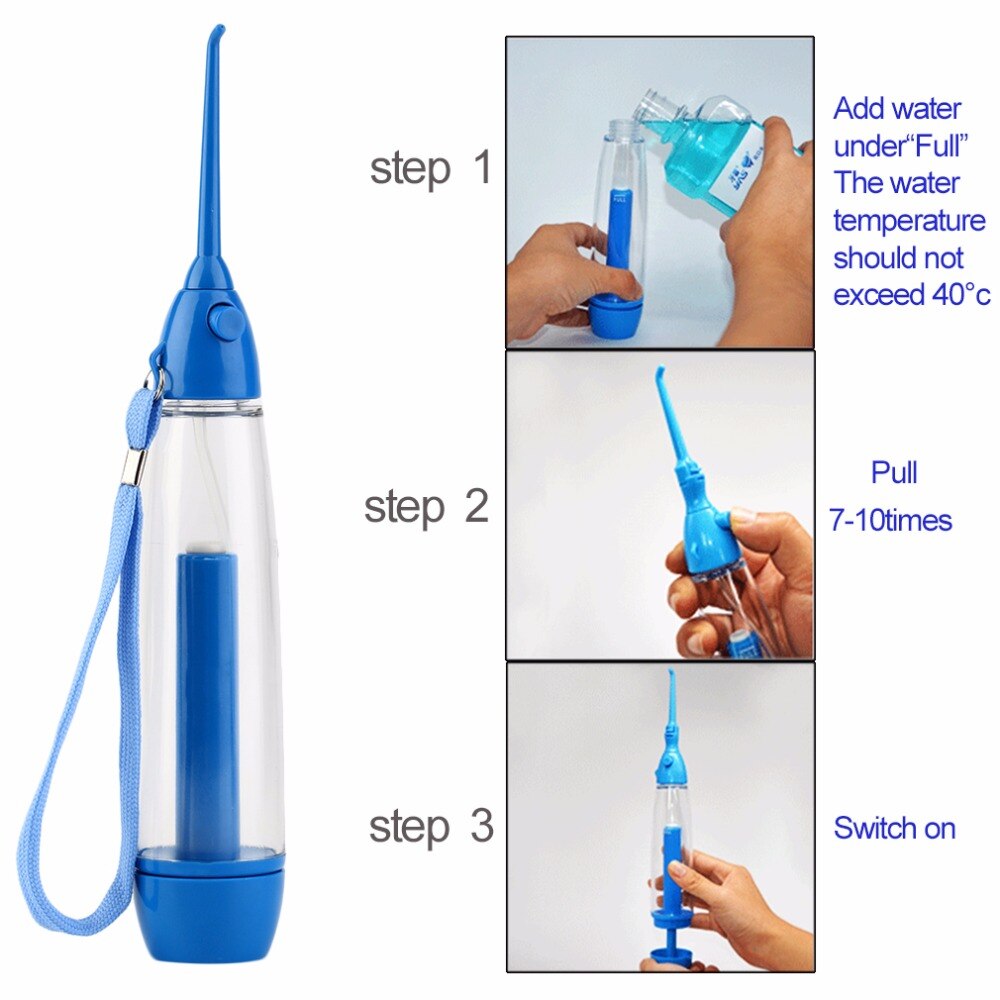 2018 Dental Floss Oral Care Implement Water Flosser Irrigation Water Jet Dental Irrigator Flosser Tooth Cleaner Teeth whitening - ebowsos
