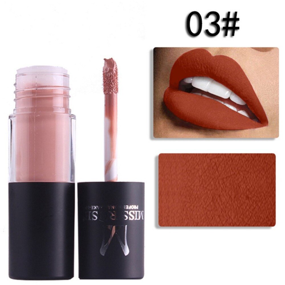 2018 Lip Gloss Burette Shaped Liquid Lipstick Waterproof Long Lasting Moisturizer Cosmetics Makeup Tool Korean Cosmetics - ebowsos
