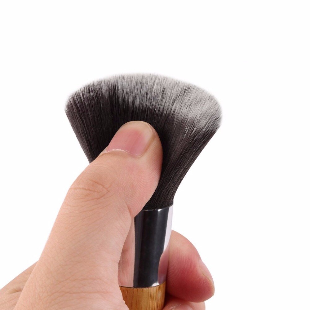 2018 New Makeup Set Professional Bamboo Handle Makeup Brushes Eyeshadow Concealer Blush Foundation Brush + Blending Sponges Puff - ebowsos