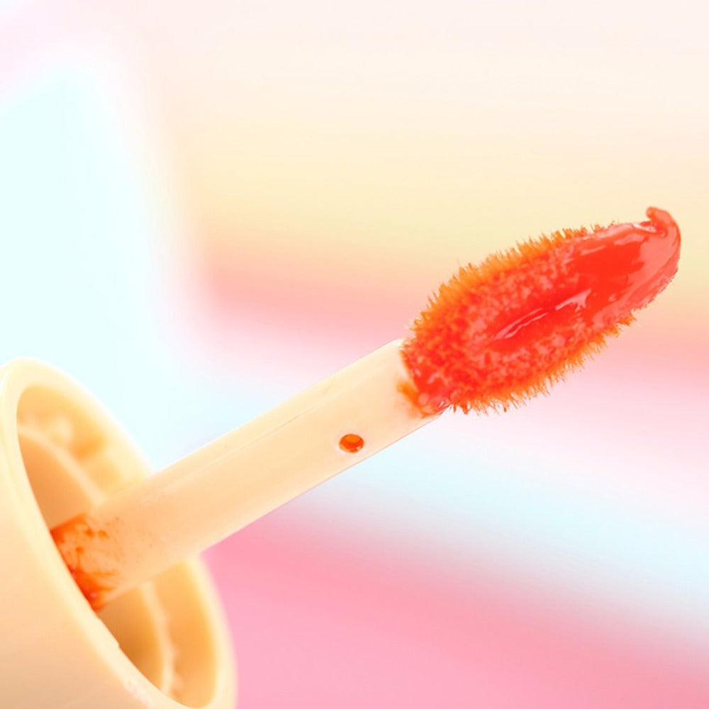 2018 Waterproof Liquid Lipstick Ice-Cream Shaped Dear Darling Lip Tints Makeup Moisturizing Lasting Natural Charming Lip gloss - ebowsos