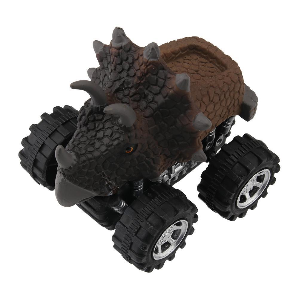 2019 New Brand Pull Back Dinosaur Toy Car Fast Big Tire Wheel Vehicles Truck for 3-14 Year Old Boys Girls Gift for Kids-ebowsos