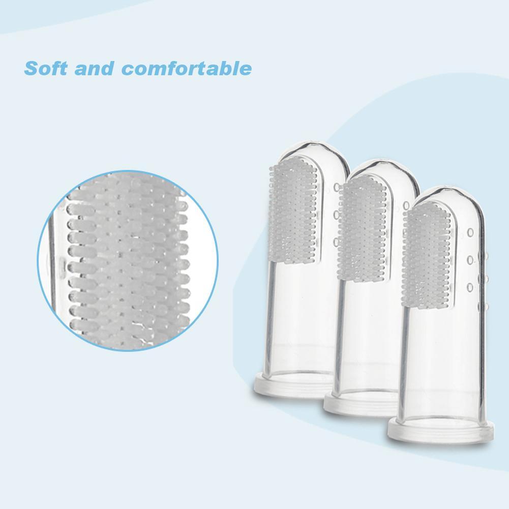 2019 Silicone gloves toothbrush soft hair toothbrush infant Soft Fur Gloves toothbrush soft hair toothbrush baby oral care-ebowsos