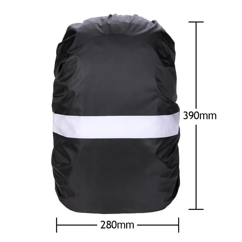 20L Multifunctional Backpack Rainfall Cover Adjustable Waterproof Dustproof Backpack Bag Reflective Dust Rain Cover-ebowsos