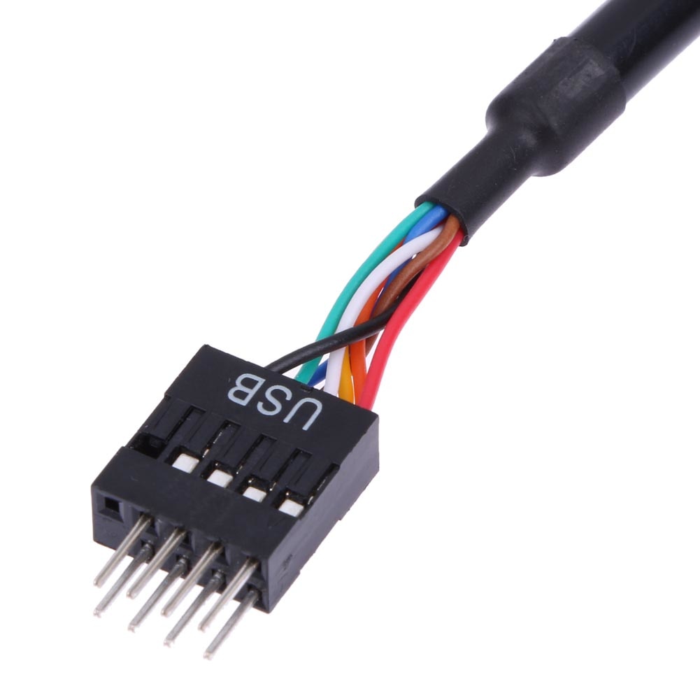 20Pin 19Pin USB 3.0 Female To 9Pin USB 2.0 Male Motherboard Cable Adapter Cord 480mbps Data Speed Computer Cable Connectors - ebowsos