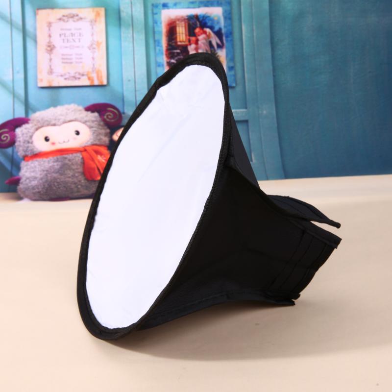 20 cm Rodada Flash Softbox Difusor Fotografia Caixa para Canon 580EX ...