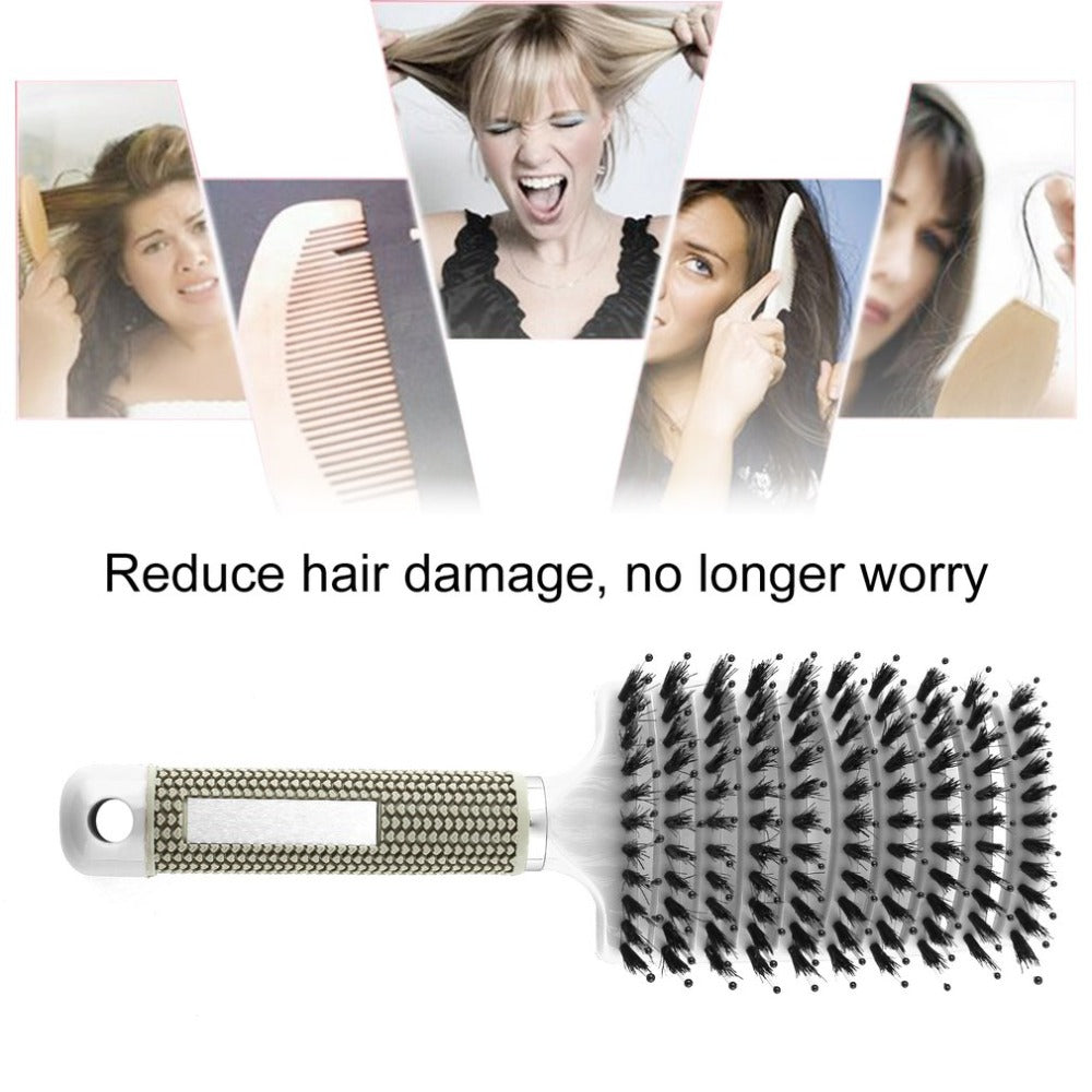 20pcs in 1 package, black color, Hair Scalp Massage Comb - ebowsos