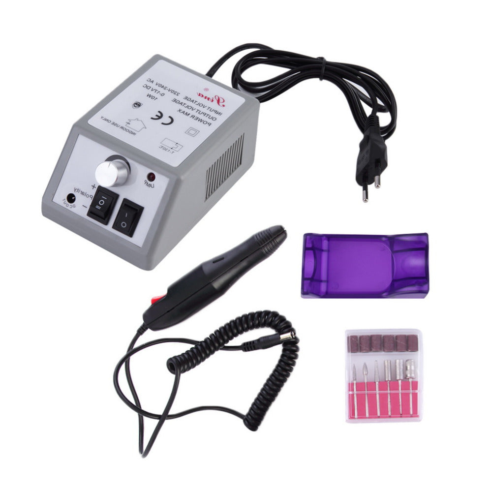 220V 10W EU Plug Nail Tools Electric Nail  Drill Manicure Machine Manicure Polishing tool Suitable for pedicure and manicure - ebowsos