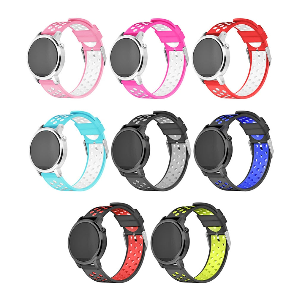 22mm Soft Silicone Adjustable Watch Band Bracelet Wrist Strap Replacement for Samsung Gear S3 Xiaomi HUAMI 2 Amazfit Stratos 2S - ebowsos