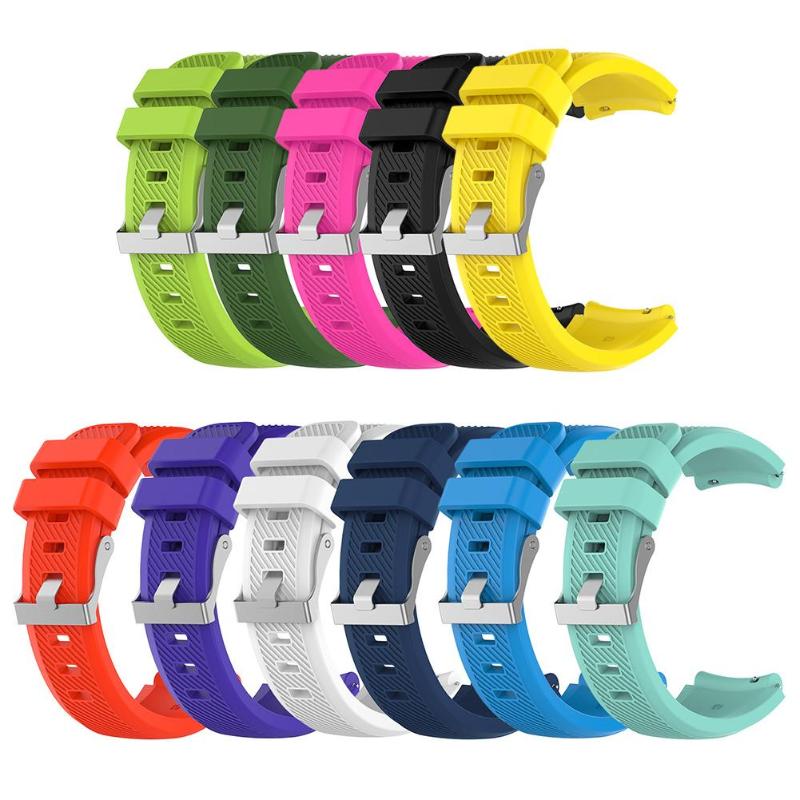 22mm Soft Silicone Sports Wristband Watch Band Watch Strap for HUAMI Amazfit 1/2 Generation Samrt Watch S/L Size - ebowsos
