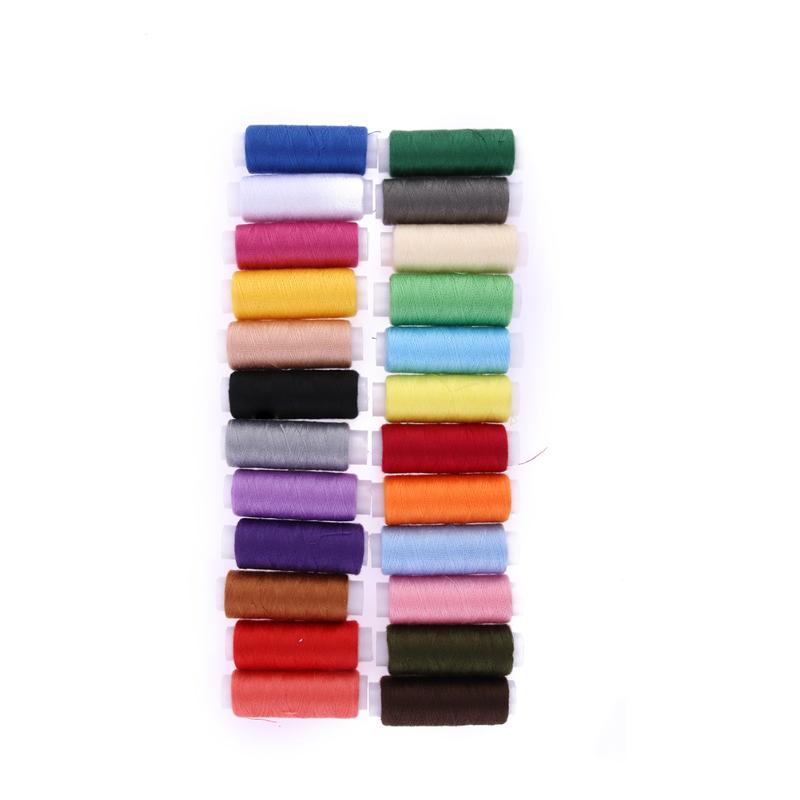 24 Different Colors Thread Sewing 200 Yard Polyester Embroidery Sewing Machine Threads for Sewing DIY Tools Dropshipping - ebowsos