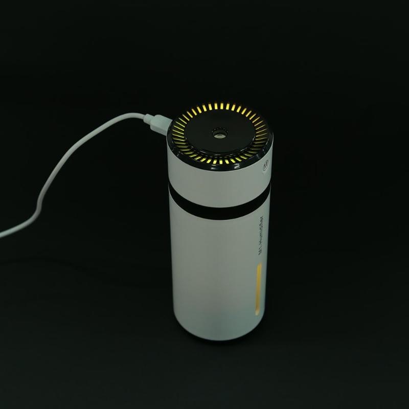 240ML Ultrasonic Air Humidifier Purifier LED Light USB Essential Oil Diffuser Car Purifier Aroma Cooling Mist Maker High Quality - ebowsos
