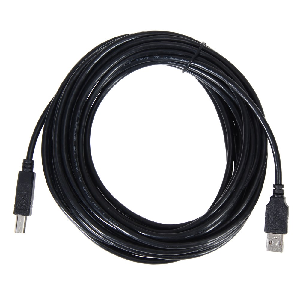 25FT/8M USB 2.0 A TO B Male M/M HIGH SPEED PRINTER/Device CABLE CORD High Quality - ebowsos